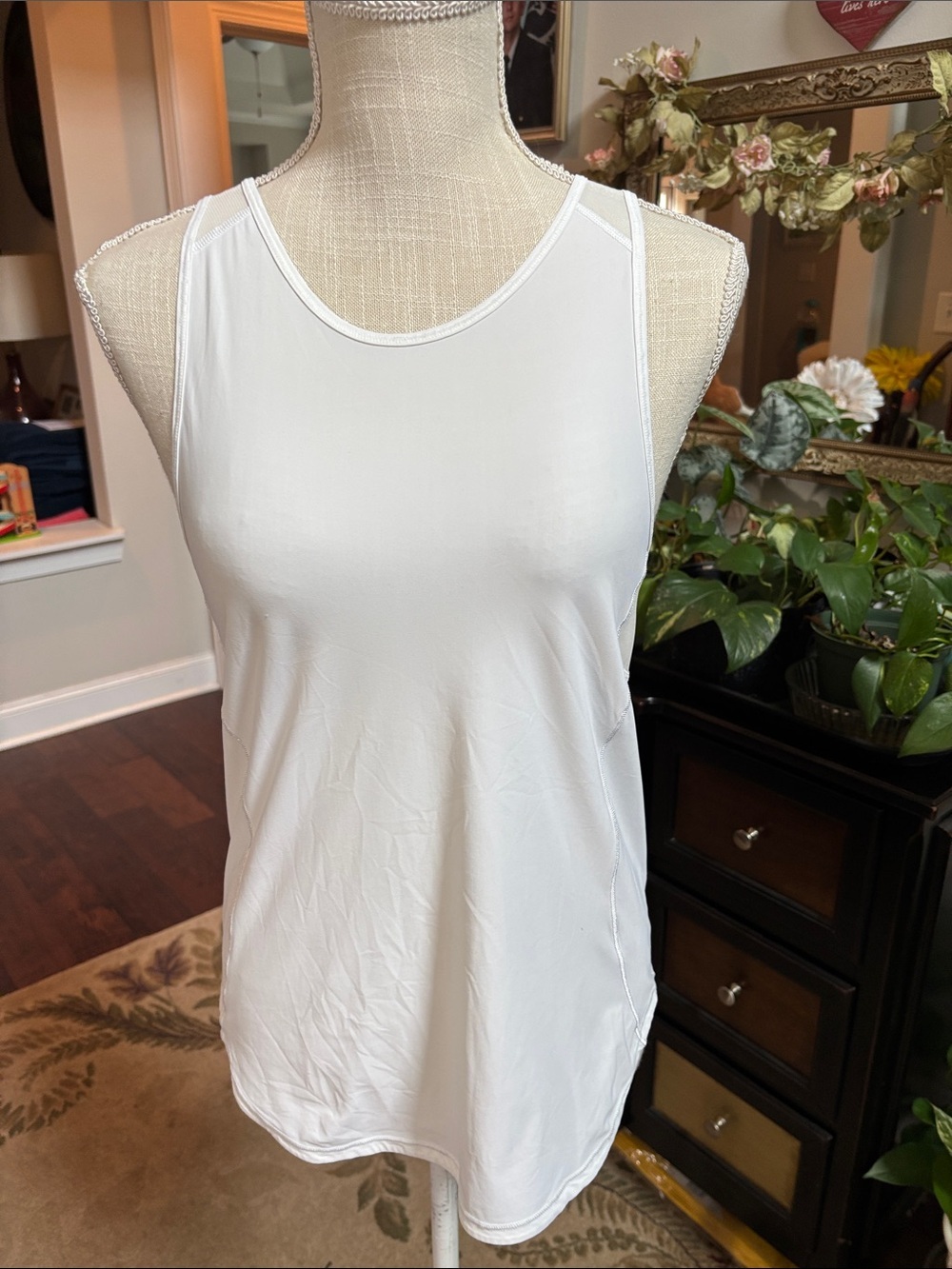 lululemon athletica White Racerback Athletic Tank
